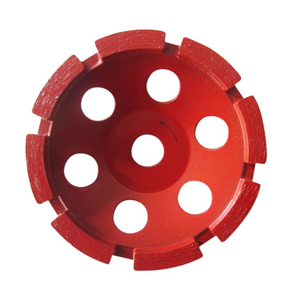 4-7 inch Single row diamond floor grinding cup wheel