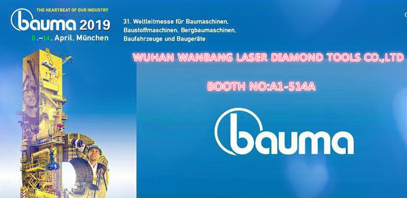 Bauma Fair 2019 on April 8-14 in Munich Booth No. A1.514A